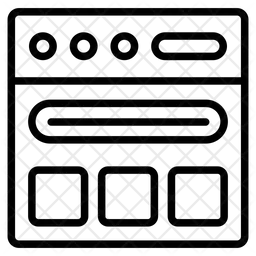 Web Layout  Icon