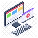 Web Layout Web Design Web Video Icon