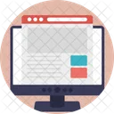 Web Layout Design Icon