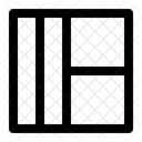 Web Layout Wireframe Template Icon