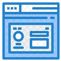 Web Layout  Icon