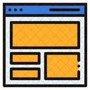 Web layout  Icon