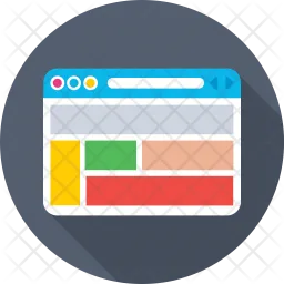 Web Layout  Icon