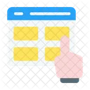 Web Layout  Icon