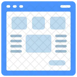 Layout da Web  Ícone