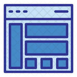 Web Layout  Icon