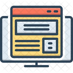 Web Layout  Icon