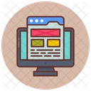 Web Layout Website Layout Web Template Icon