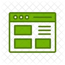 Web Layout Layout Template Icon