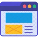 Web Layout Website Browser Icon