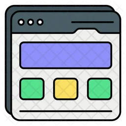 Web layout  Icon