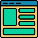 Web Layout Layout Template Icon