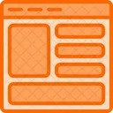 Web Layout Layout Template Icon