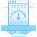 Web Leistung Web Dashboard Web Geschwindigkeit Symbol