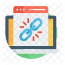 Web Link Hyperlink Linked Website Icon