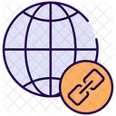 Web Linkage Linked Website Hyperlink Icon