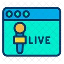 Online News Live News Webpage Icon
