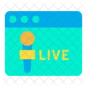 Online News Live News Webpage Icon