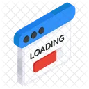 Web Loading Website Loading Webpage Loading Icon