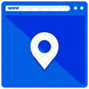 Location Webpage Window Icon