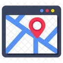 Web Location Website Location Webpage Location Icon