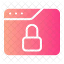 Web Lock Web Security Web Protection Icon