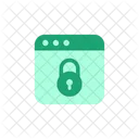 Web Lock Web Security Web Protection Icon