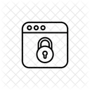 Web Lock Web Security Web Protection Icon