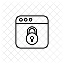 Web lock  Icon