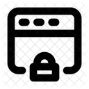 Web Lock  Symbol
