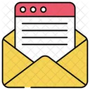 Web Mail Email Online Correspondence Icon