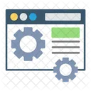 Web Development Web Configuration Web Setting Icon
