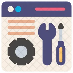 Web maintenance  Icon