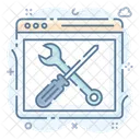 Web Setting Web Configuration Web Maintenance Icon