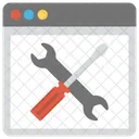 Website Maintenance Tools Icon