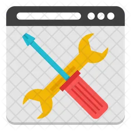 Web maintenance  Icon