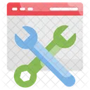 Web Maintenance Configuration Maintenance Icon