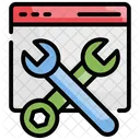 Web Maintenance Configuration Maintenance Icon