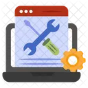 Web Setting Web Configuration Web Maintenance Icon