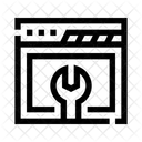 Web Maintenance Updates Security Patches Icon