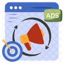 Web Marketing Web Campaign Video Promotion Icon