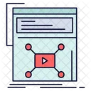 Web Marketing Video Website Video Marketing Icon