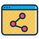 SEO Marketing Icon Pack In Filled Outline Icon