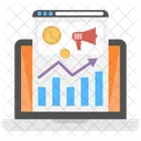 Web Marketing Analytik Symbol