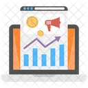 Web Marketing Analytics Icon
