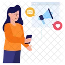 Social Promotion Web Marketing Online Marketing Icon