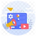 Web Marketing  Icon