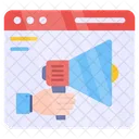 Web Marketing  Icon