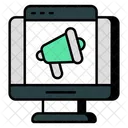 Web Marketing Web Promotion Web Publicity Icon