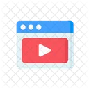 Web Marketing Video  Icon